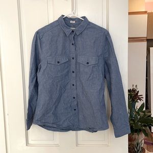 Taylor Stitch M denim button down long sleeve